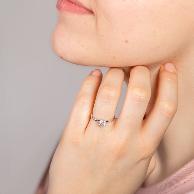 Zlatý zásnubný prsteň s 0.50ct IGI certifikovaným lab-grown diamantom Vanan 151634