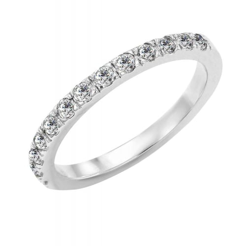 Eternity prsteň s 2mm moissanitmi Anastasia