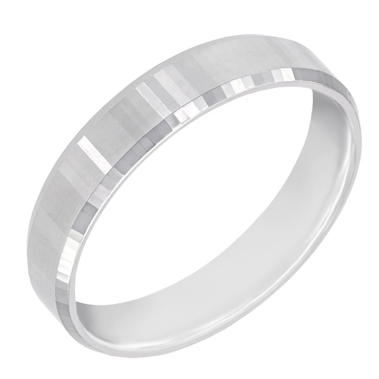 Pánsky prsteň so skosenými hranami 60243