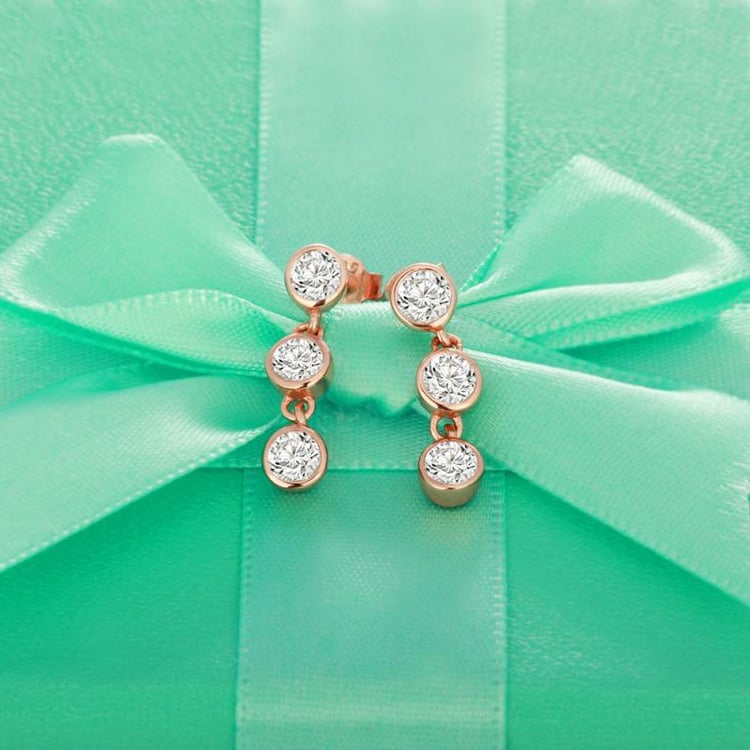 Pozlátené náušnice 11481