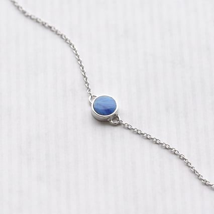 Zlatý náramok s modrým opálom Octavio