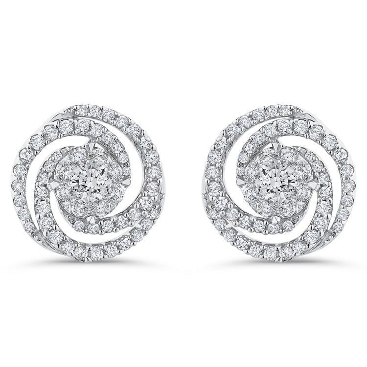 Luxusné diamantové náušnice