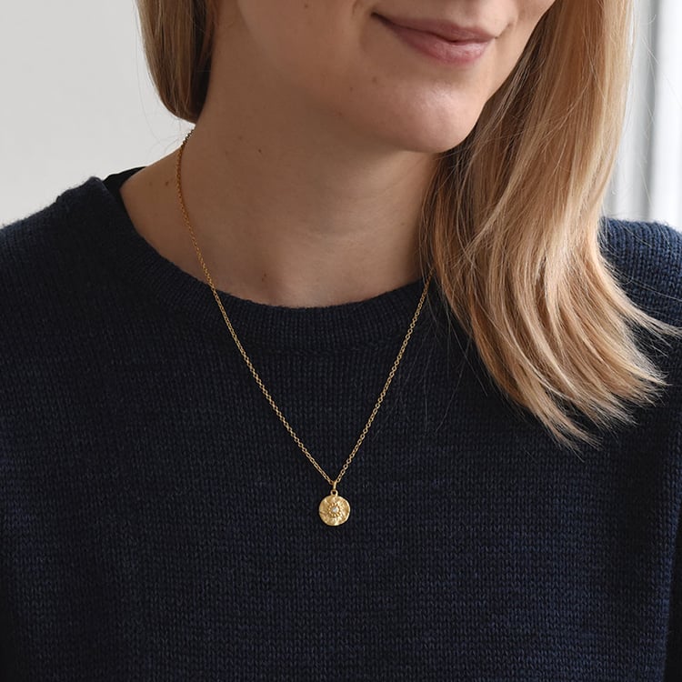 Prívesok z pozlateného striebra 72670