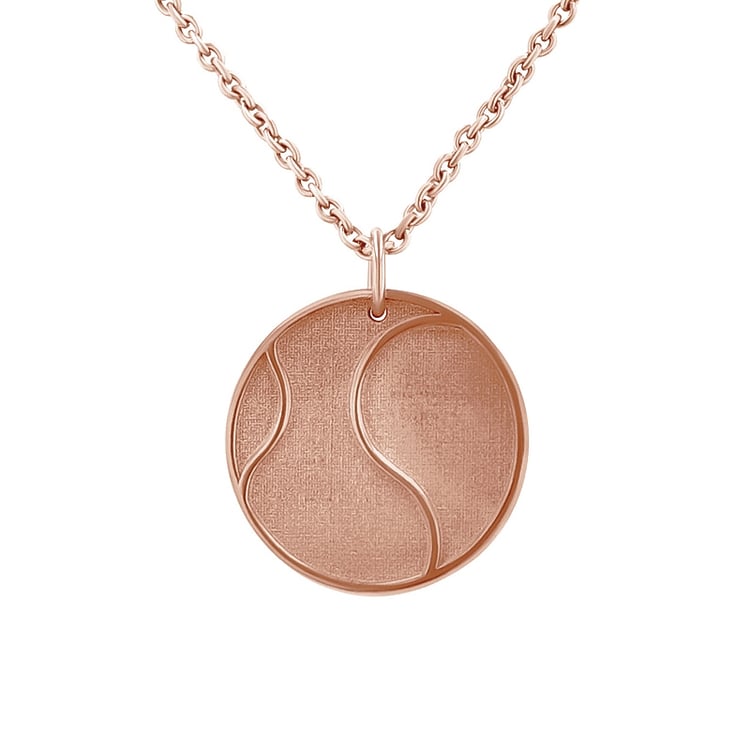 Strieborný prívesok lopta s gravírom vašej voľby Tennis 124132