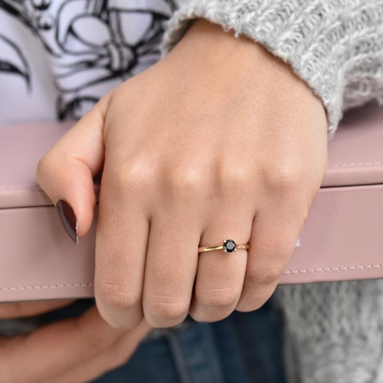 Zásnubný prsteň s diamantom 40146