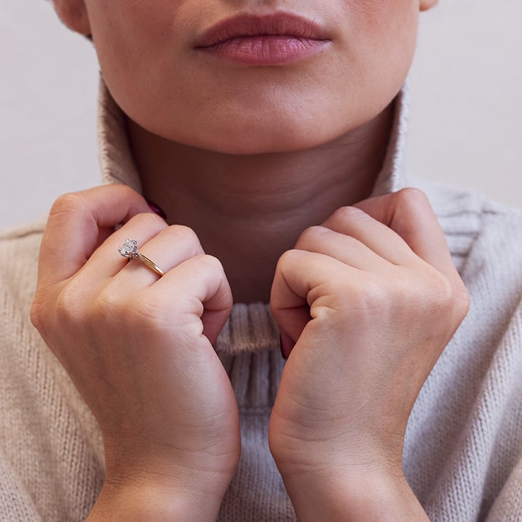 Zásnubný prsteň s 1ct IGI certifikovaným lab-grown diamantom Lisabet 132781