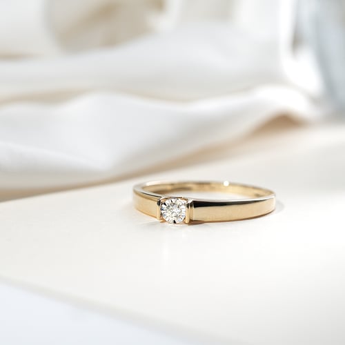 Elegantný zásnubný prsteň s lab-grown diamantom Sierra