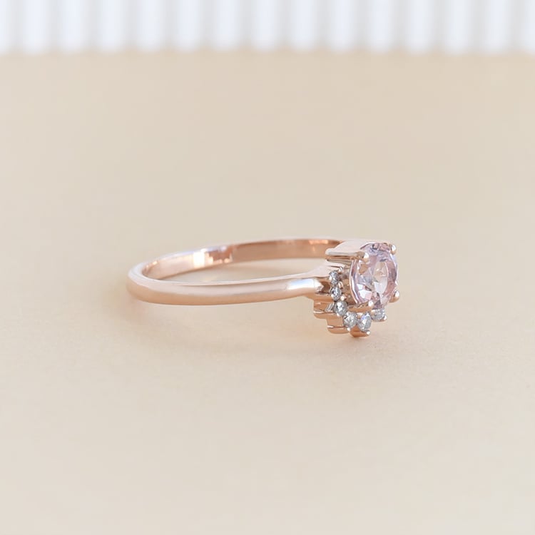 Prsteň s morganitom 95744