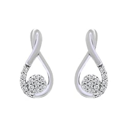 Náušnice v tvare kvapky s lab-grown diamantmi Milovan
