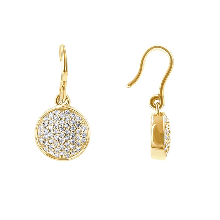 Visiace náušnice s lab-grown diamantmi Paula 130692