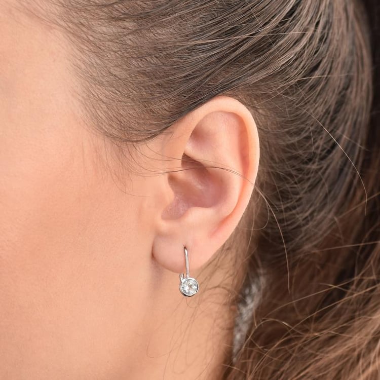 Zlaté topásové náušnice 32939