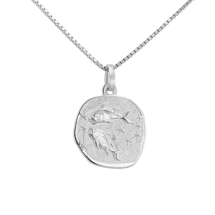 Strieborný prívesok so symbolmi znamenia zverokruhu