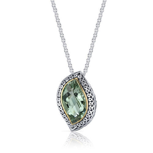 Strieborný náhrdelník s amatystom Jael 5311