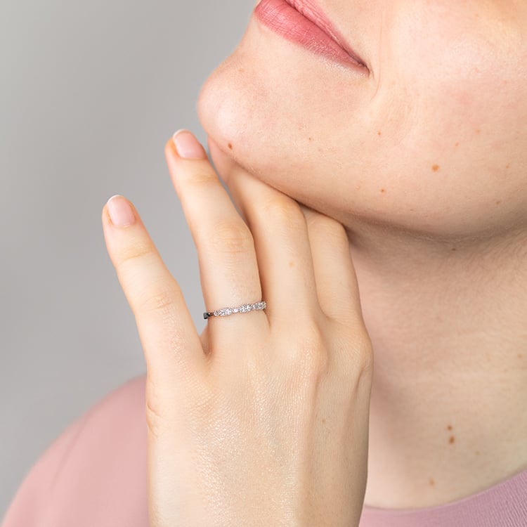 Zlatý eternity prsteň s diamantmi Melvin 151500