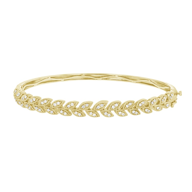 Elegantný náramok s trblietavými diamantmi