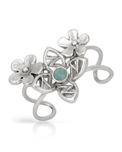 Prsteň na nohu s kvetmi