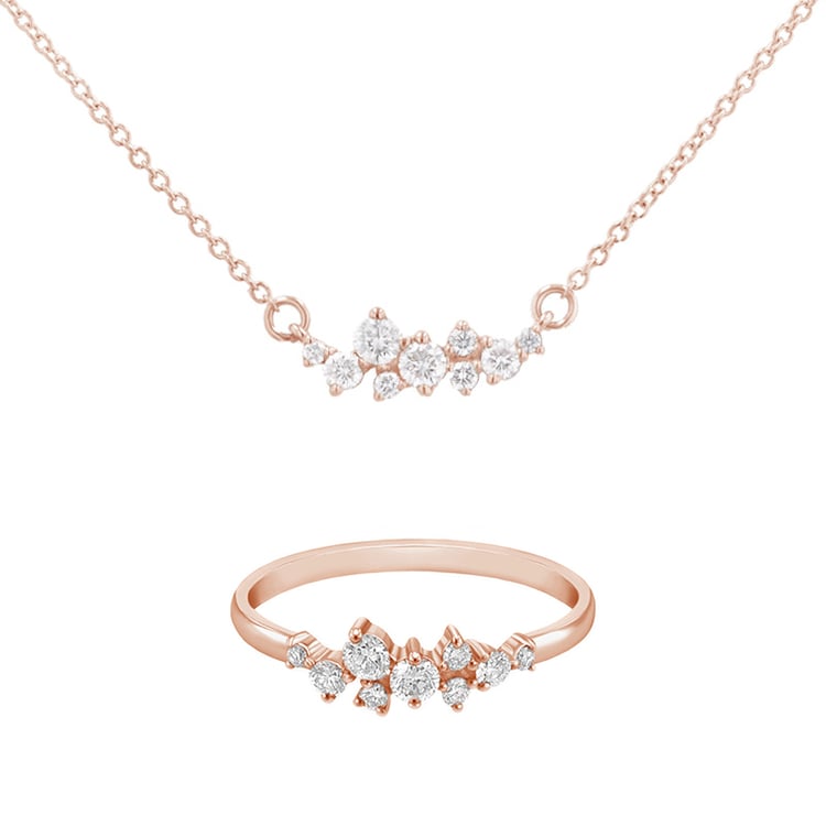 Set cluster šperkov s diamantmi Spark 147124