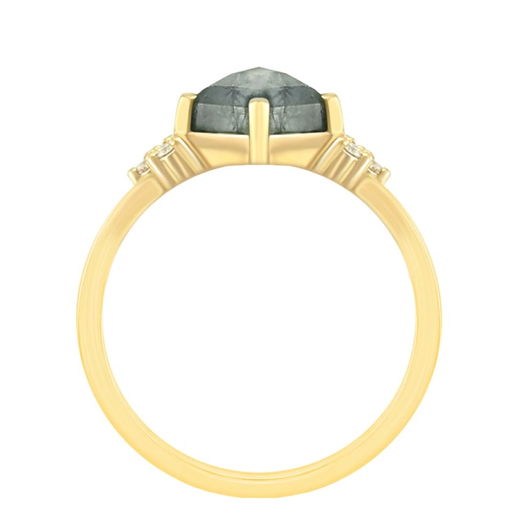 Prsteň s machovým achátom 71323