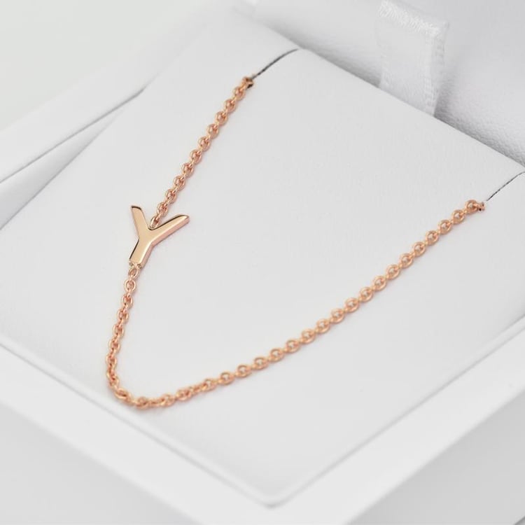 Náhrdelník s ružového zlata 21330