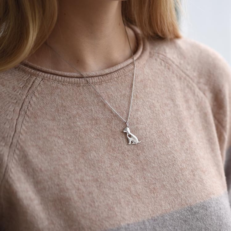 Strieborný prívesok tvar psa 52028