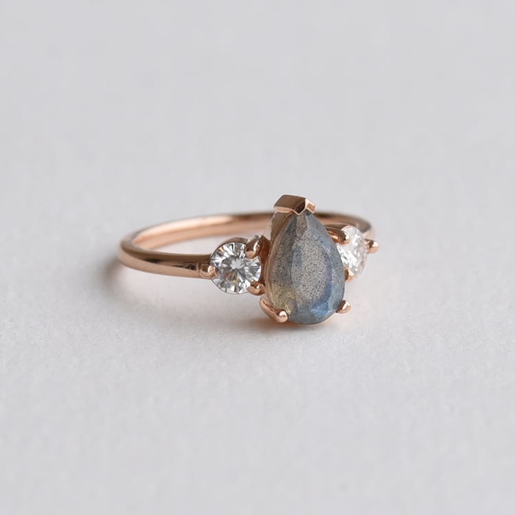 Prsteň s Labradorit 73733