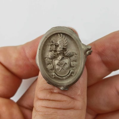 Odliaty model pred leštením