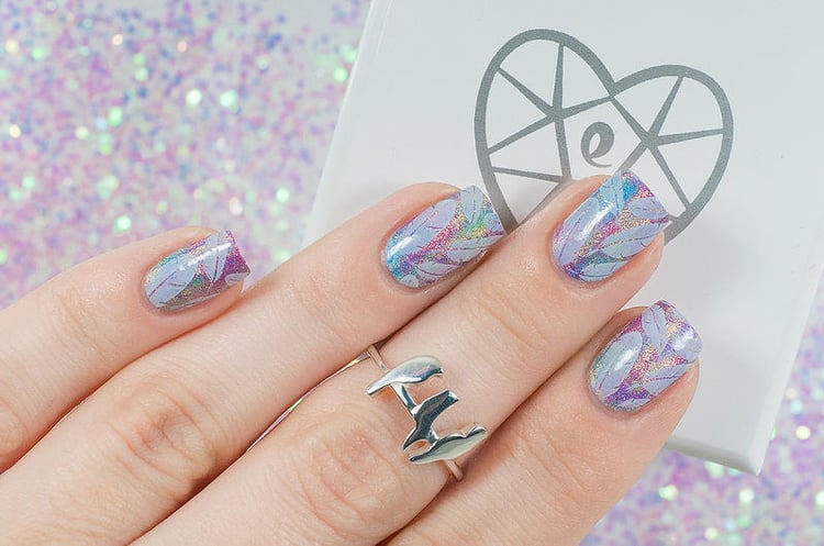 Prsteň zo striebra s vtáky 10043