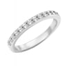 Eternity prsteň s 1.75 mm moissanitmi Rylia