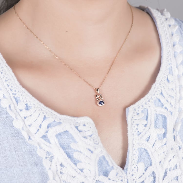 Náhrdelník so zafírom 18530