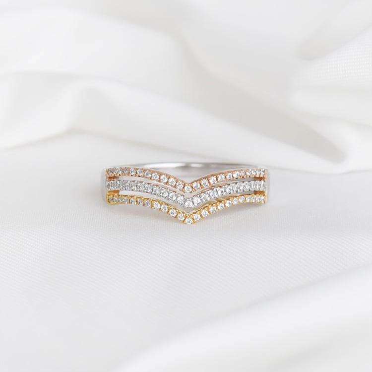 Diamantový zlatý prsteň 92785