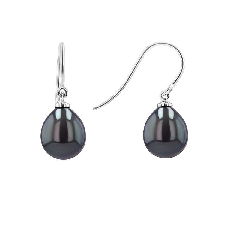 Čierne perlové náušnice Andromache 130173