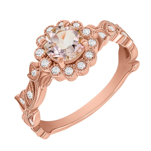 Zásnubný prsteň s morganitom 59854