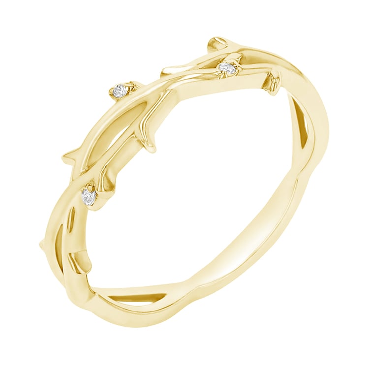 Zlatý prsteň s diamantmi