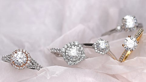 Druhy zásnubných prsteňov