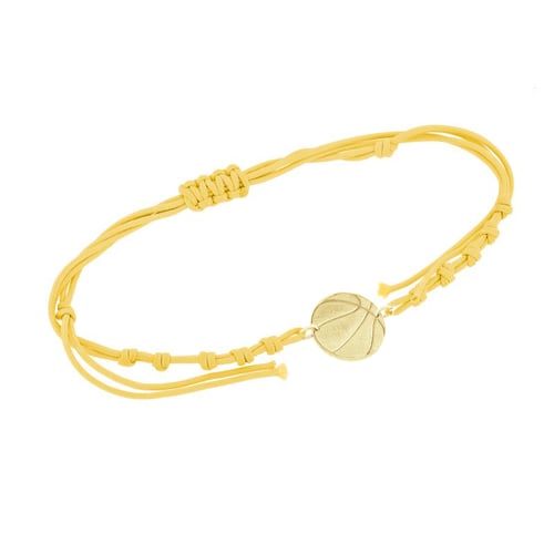 Povrázkový náramok lopta s gravírom vašej voľby Basketball