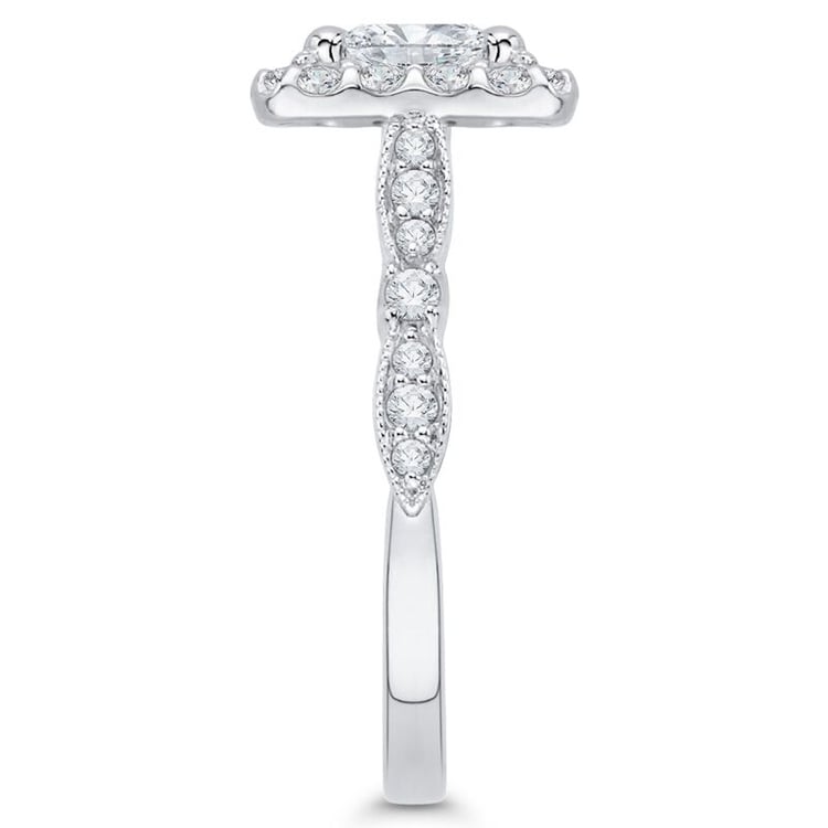 Zásnubný prsteň s princess diamantom zo zlata 46257