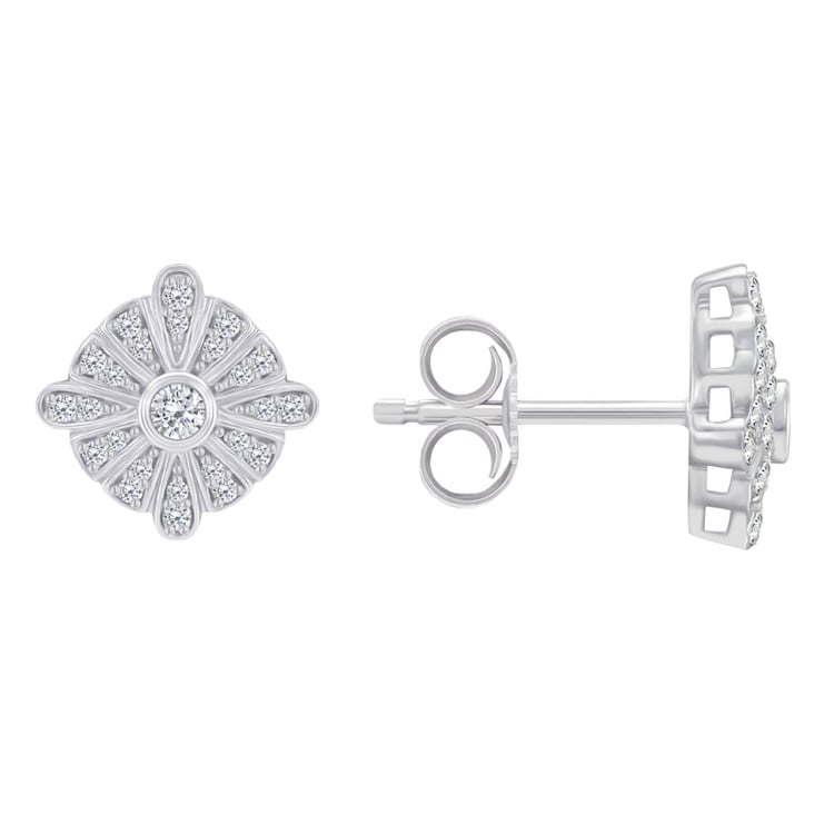 Zlaté náušnice plné diamantov Melveen 43723