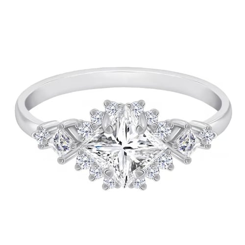 Rozvodový prsteň s princess certifikovaným lab-grown diamantom Armin