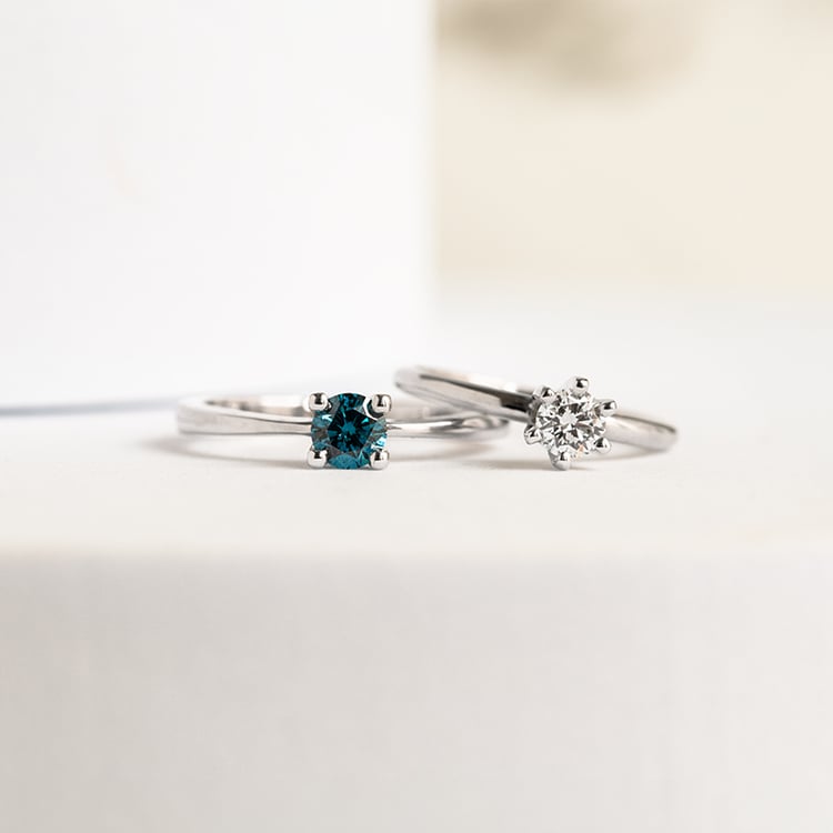 Zásnubný prsteň s 0.30ct IGI certifikovaným diamantom Gina 143878