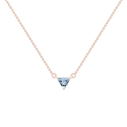 Minimalistický náhrdelník s akvamarínom Joella