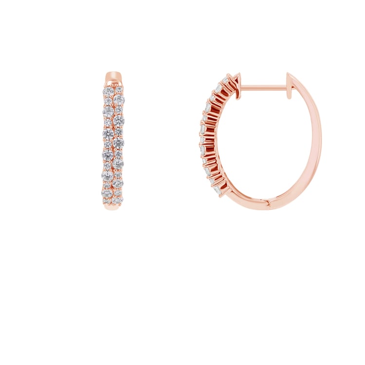 Diamantové kruhové náušnice Barnett 111056