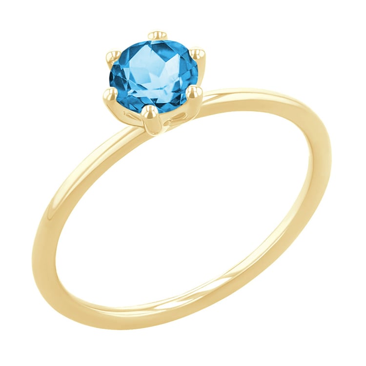 Zásnubný prsteň so švajčiarskym topazom Birdie 151029