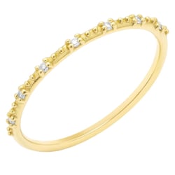 Minimalistický prsteň s diamantmi Tess