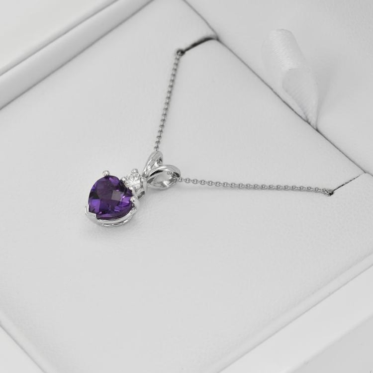 Zlatý prívesok s ametystom 36961