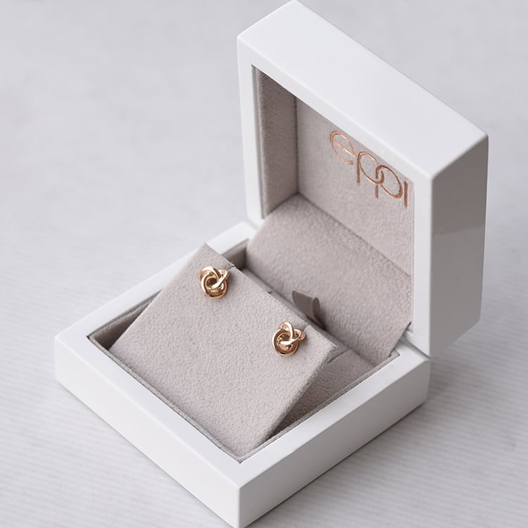 Náušnice zo zlatých uzlíkov 72766