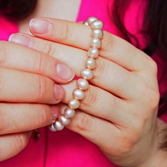 Perlový náramok 9530