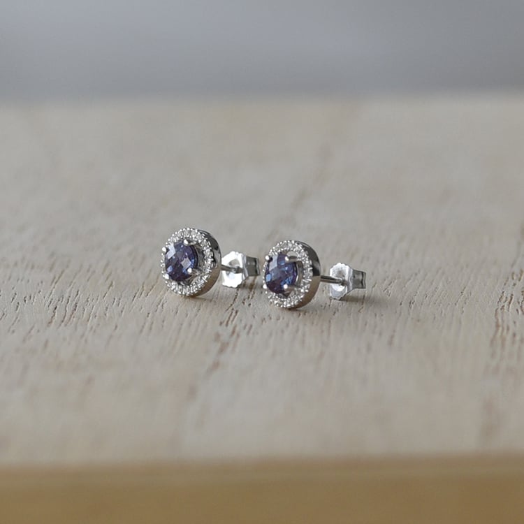 Alexandrit v náušniciach 62774