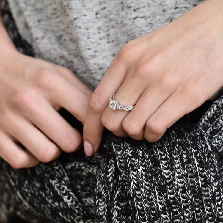 Prsteň s diamantom 16656