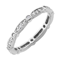 Nežný eternity prsteň s lab-grown diamantmi Frost