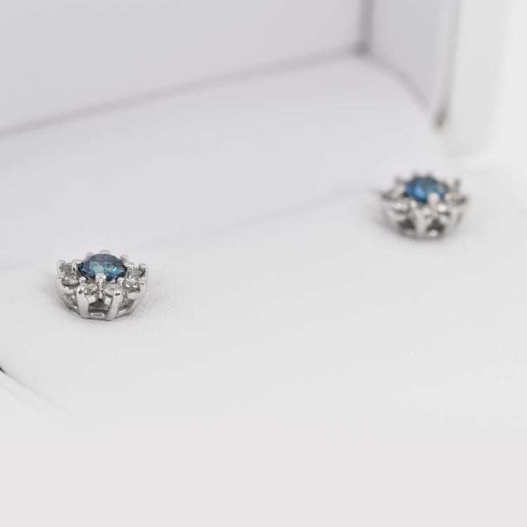 Náušnice s diamantmi 14997